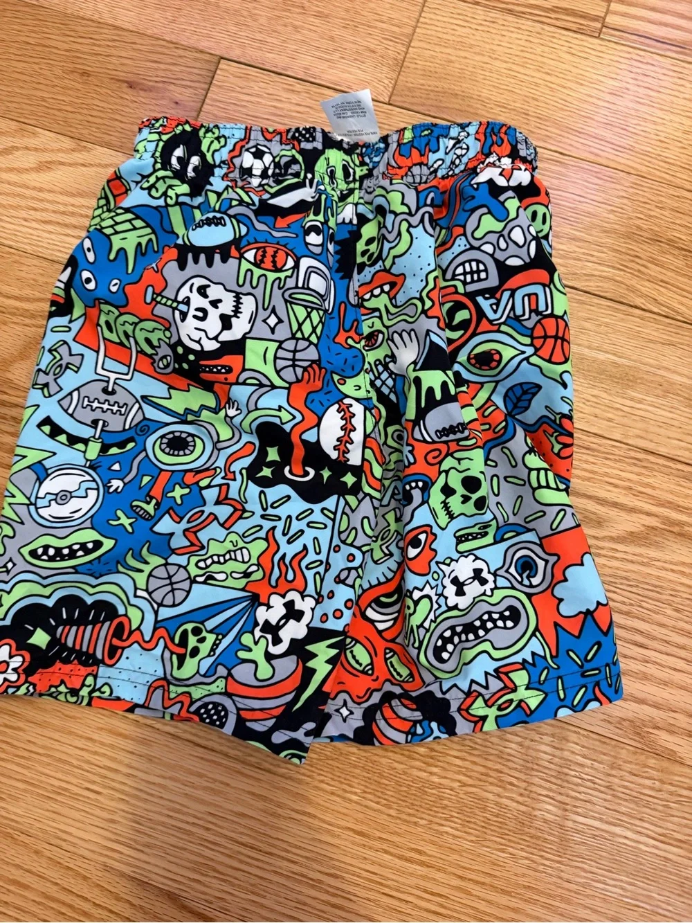 Under Armour Multicolor Cartoon Print Swim Trunks